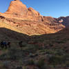 This was an epic start to a trail! We also saw a number of Air Force jets (Including a blackbird!) fly past at we entered the canyon. Note: if you follow the trail north, way finding gets a little tricky. if you get to steep smooth rock, turn around.