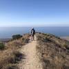 Walking the ridge on the way up. Stellar views.