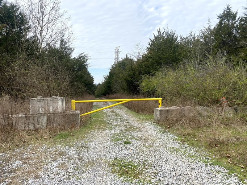 Canal Branch trailhead parking area. Head down the service road and under the power lines.