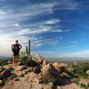 View southwest from a high point on the Alamo Springs Trail