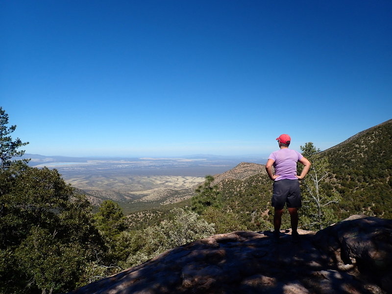 The view northwest from Rogers Rock