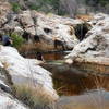 Waterfall at the upper Romero Pools