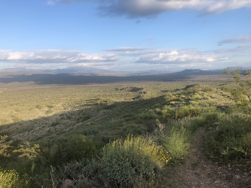 Beautiful 360 degree view from the top of the hill.