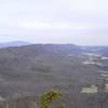 View from Jump Rock looking north along Little North Mountain, with Elliott Knob - the highest point in the George Washington NF and higher than anything in Shenandoah National Park - visible behind on the left.