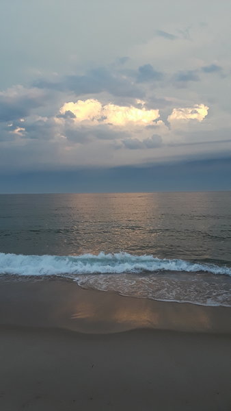 Thunderstorms over Block Island Sound.