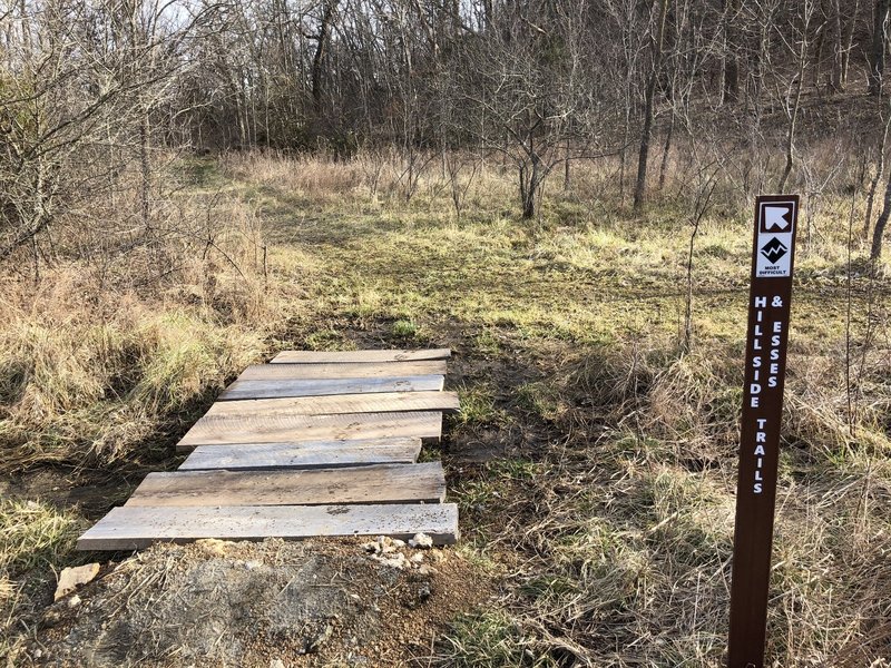 The Eagle Rock Shredders have been working hard to open these trails back up by adding several small bridges to get over constantly wet areas!