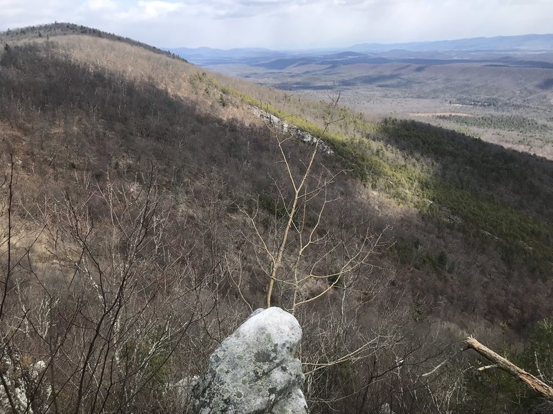 View north from Church Rock overlook.