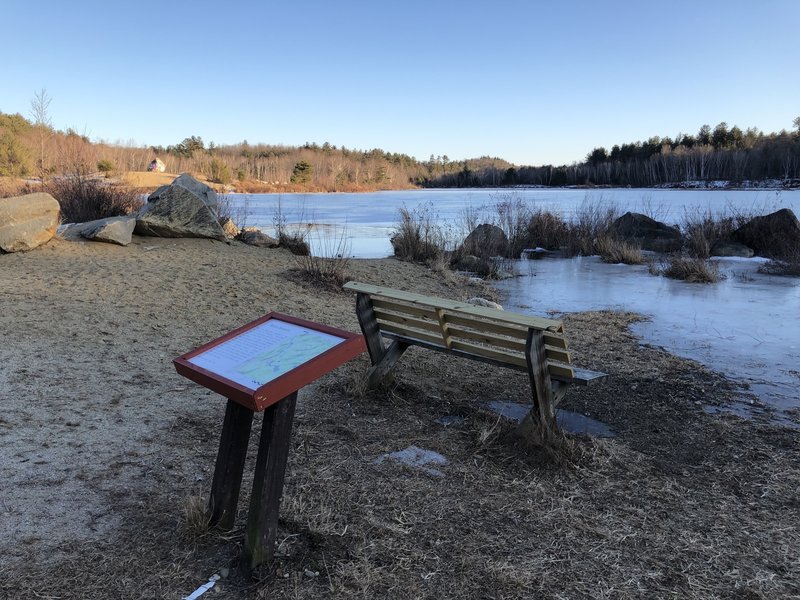 One of the several ponds along Heads Pond Trail