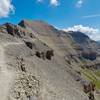 Below Summit, Top of the tight switchbacks. Looking at the distant summit hut Sep 11, 2017