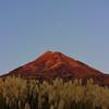 Dawn light on Mount Taranaki.