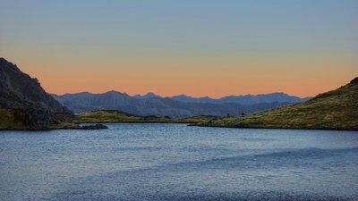 Lake Angelus at Dusk