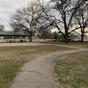 This park offers a nice shelter, walking path, playground, volleyball pits, basketball court and restrooms!