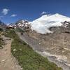 The Railroad Grade Trail leading up to Mount Baker.