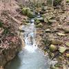 Creek below waterfall