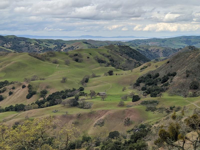 View of High Valley Camp from Cerro Este Trail