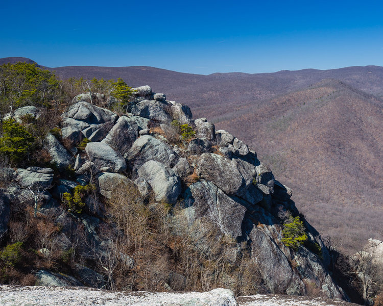 Rocks at the peak