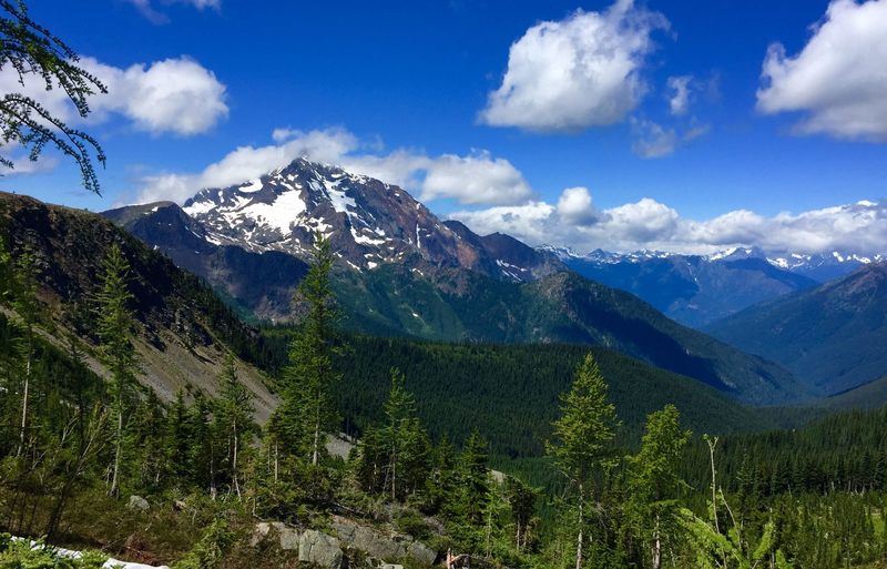 One of the first views of Jack Mountain heading north along the Jackita Ridge Trail.