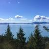 Views of the Puget Sound from the Fragrance Lake Trail.