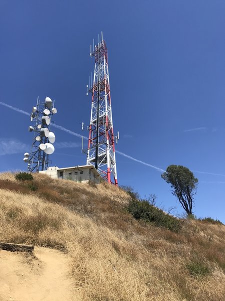 Radio Tower Atop Vital Link Trail