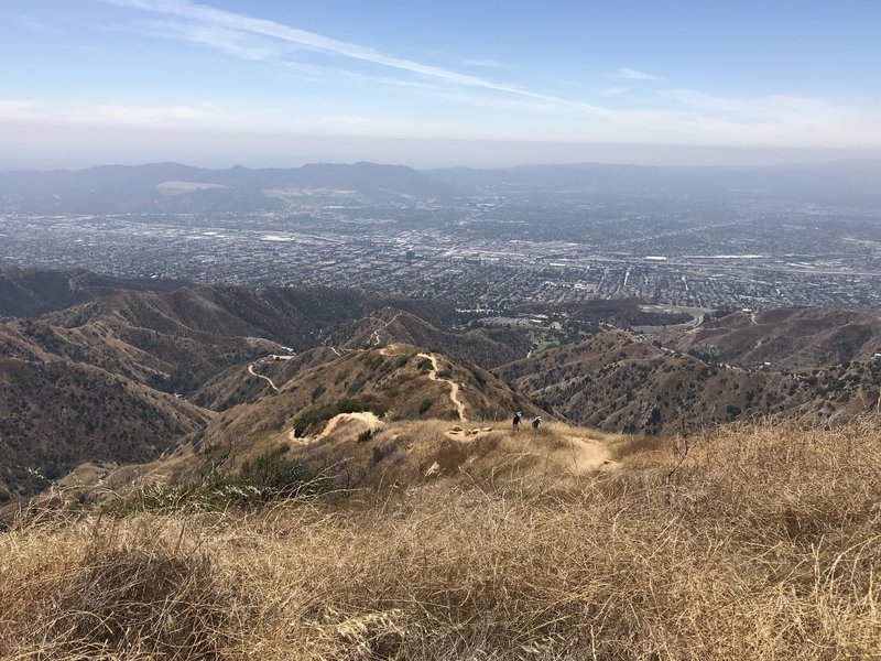 Looking South from atop Vital Link Trail