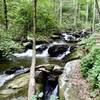 Smith Creek, downstream from Anna Ruby Falls, Georgia