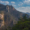 Cheonwangbong Peak is one of the high points in this area.