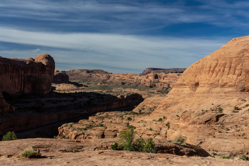 Bootlegger Canyon from Corona Arch