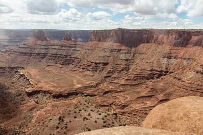 The northern part of Shafer Canyon from Big Horn Overlook