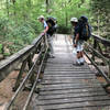 Wooden bridge