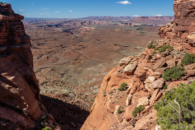 A 1,000 feet descent right in front of you