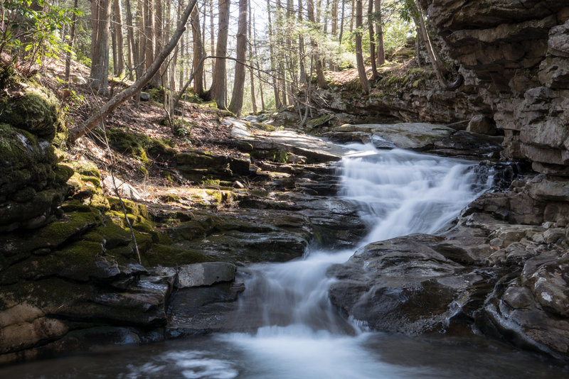 Waterfall in Seven Tubs Recreation Area