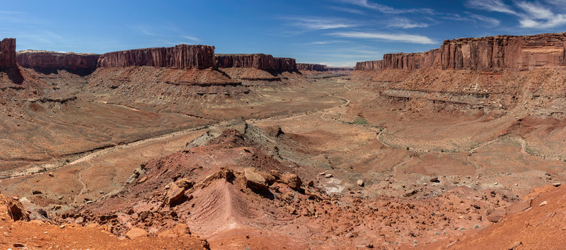 Taylor Canyon from the base of Zeus & Moses