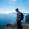 Santorini Caldera hiking trail