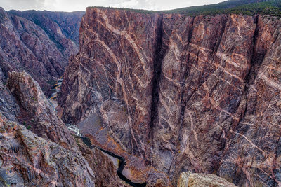 U.S. Route 50 Colorado Black Canyon Painted Wall