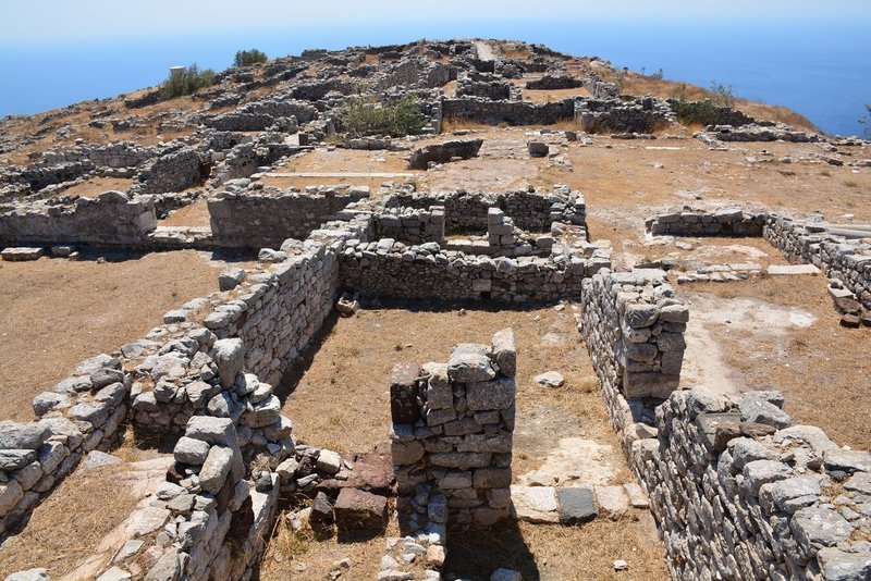 Ancient Thera near Kamari (Santorini, Greece 2017)