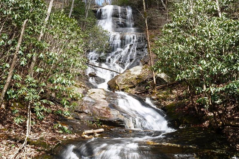 Looking up Bearden Falls