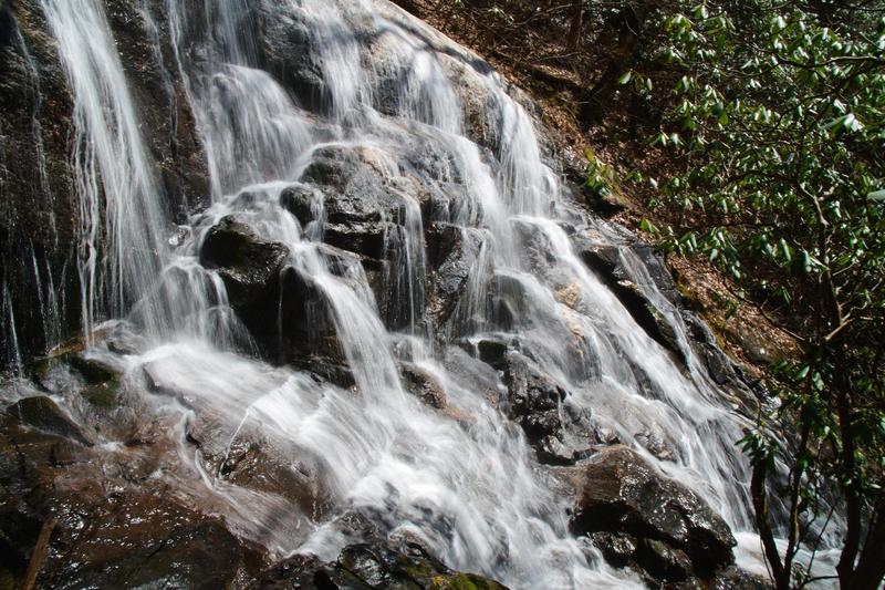 Up close and personal beside Bearden Falls