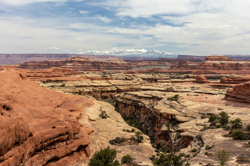 A deeply incised canyon from the Peekaboo Trail