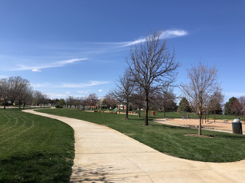 McLaughlin park is really nice, the grass is really lush, there's a playground, splash park, huge shelter, fishing pond, basketball courts.