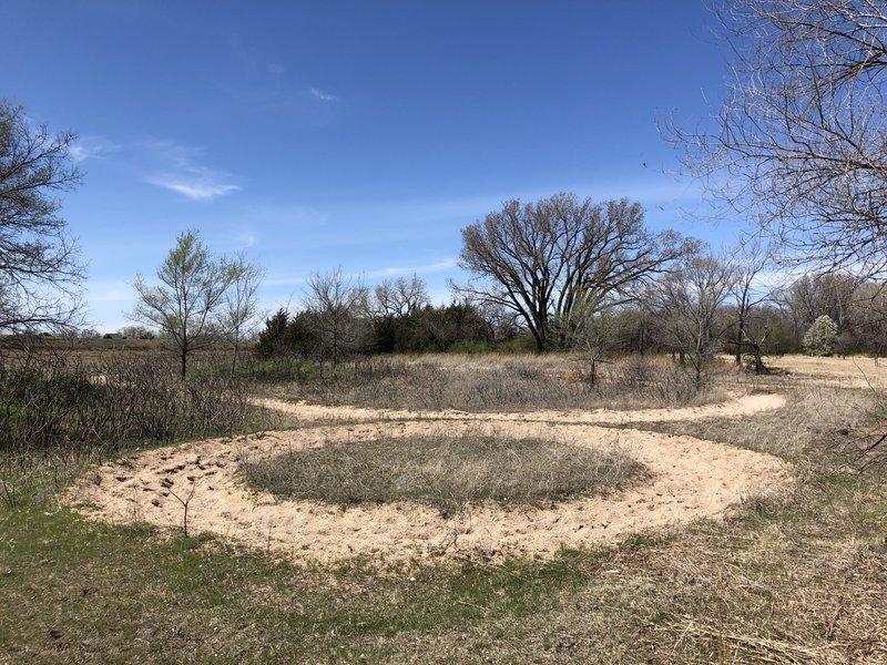 Here are two circular trails for horse riding.