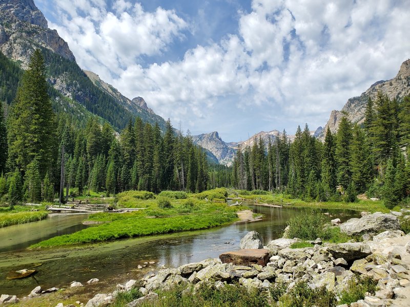 Cascade Canyon on the way to Lake Solitude