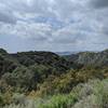 Top of El Prieto Trail before you start hiking the saddle