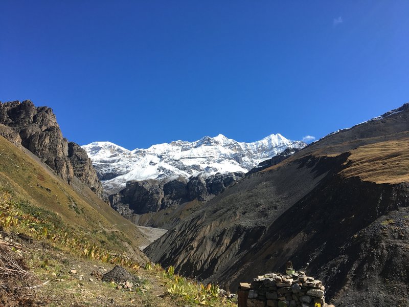 On the way to Annapurna Circuit Trek