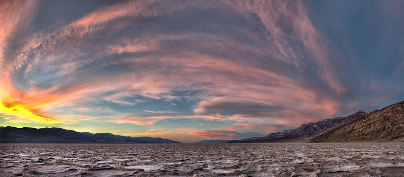 Badwater at Sunset