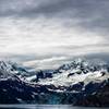 Snow covered mountain in Glacier Bay National Park