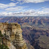 Summer clouds forming over Mather Point, Grand Canyon National Park