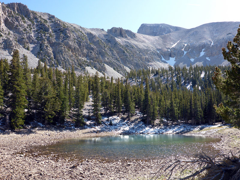 Teresa lake and Wheeler Peak