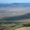 Looking northeast at the wind turbines in Spring Valley