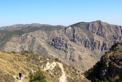 View of Hunter Peak mountain