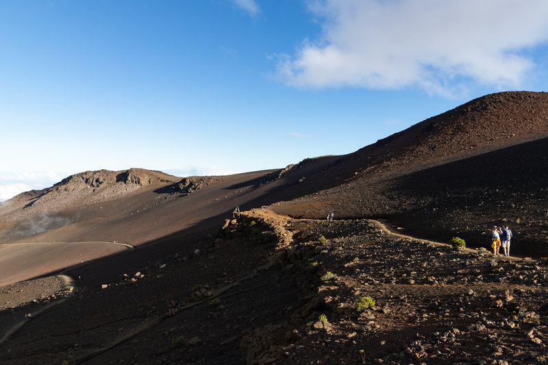 Path Mount Haleakala Maui Hawaii Pano